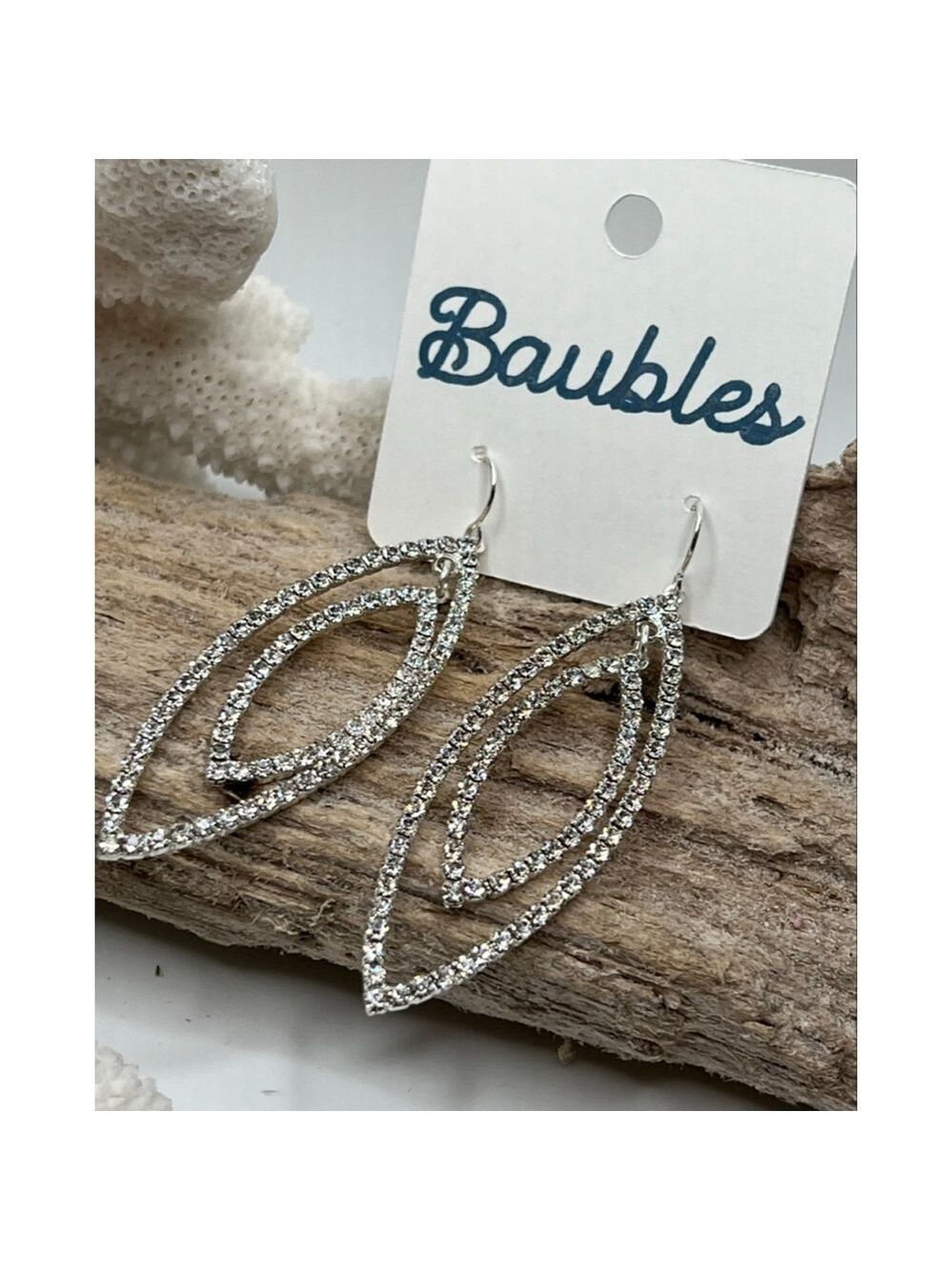 Baubles Earring Silver Dangle Earrings